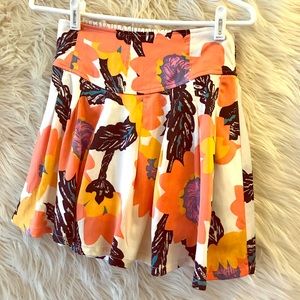 Free People Flower Skirt